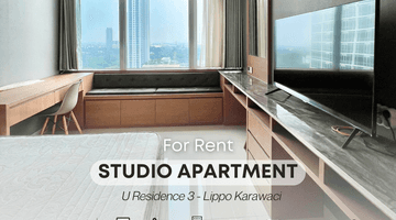 Gambar 1 Apartemen Studio U Residence 3 Full Furnished