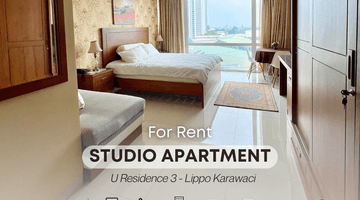 Gambar 1 Apartemen Studio U Residence 3 Full Furnished