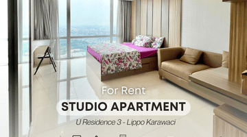 Gambar 1 Apartemen Studio U Residence 3 Full Furnished