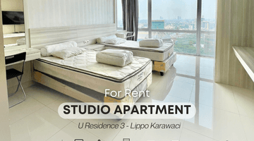 Gambar 1 Apartemen Studio U Residence 3 Full Furnished