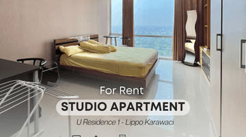 Gambar 1 Apartemen Studio U Residence 1 Full Furnished