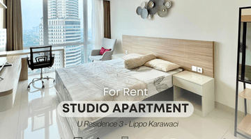 Gambar 1 Apartemen Studio U Residence 3 Full Furnished