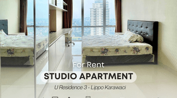 Gambar 1 Apartemen Studio U Residence 3 Full Furnished