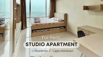 Gambar 1 Apartemen Studio U Residence 2 Full Furnished