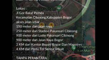 Gambar 2 Tanah dijual di samping Stadion Pakansari, Cibinong