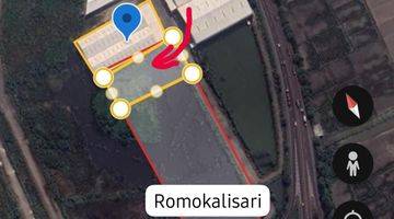 Gambar 1 Dijual tanah pergudangan maspion romokalisari 5 kavling view tol