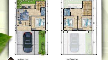 Gambar 2 Dijual Rumah 2 Lantai Desain Scandinavian Lokasi Kompleks IDI