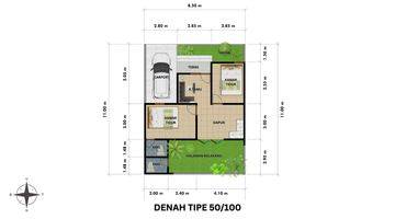 Gambar 2 Jual Rumah Minimalis Type Luas 50 100 Dekat Candi Prambanan Cuma 300JTAN