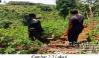 Gambar 4 Tanah Kosong Kebun Desa Makarsari Kawasan Peruntukan Perkebunan