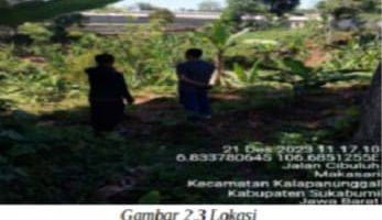 Gambar 4 Tanah Kebun Kosong Desa Makarsari Cocok Untuk Perkebunan