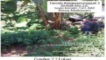 Gambar 5 Tanah Kebun di Desa Makarsari 3 Kawasan Peruntukan Perkebunan