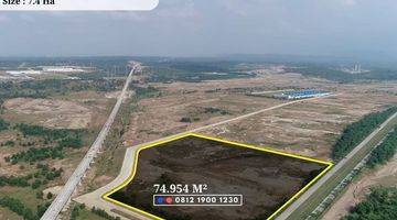 Gambar 1 Kavling Industri 7,4ha di Kawasan Industri Artha Hill Karawang Barat Dekat Ke Deltamas, Jababeka, Delta Silicon, Mm2100, Cikarang