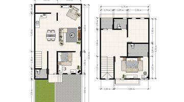 Gambar 5 Rumah LT 105 Semi Furnished Nego dekat Mall Pesona Square, Depok J17637