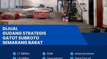 Gambar 1 Dijual Cepat Gudang Zona Industri 3850m2,Lokasi Ngaliyan,semarang Bu 