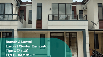 Gambar 1 Disewa Rumah 2 Lantai Lavon 1 Cluster Enchanta, Tipe 7x12