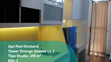 Gambar 1 Dijual Apartemen Puri Orchard Twr Orange Groove Lt. 1 Tipe Studio