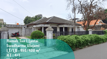 Gambar 1 Dijual Rumah Tua 1 Lantai di Jl. H. Mairin Ulujami