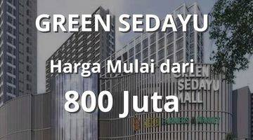 Gambar 1 DIJUAL APARTEMEN STUDIO DI GREEN SEDAYU , SEMI FURNISHED