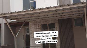 Gambar 1 Disewakan Rumah 2 Lantai Cluster Catriona Suvarna Sutera