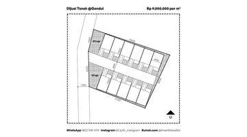 Gambar 2 Tanah Rata Terawat di Gandul, Harga di Bawah Njop, Shm, Cocok Untuk Dijadikan Cluster Dan Untuk Bisnis, Sisi Jalan Utama, Dekat Toll, Gratis Bangunan, Area Rimbun, Lokasi Strategis