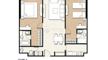 Gambar 1 Apartement 2 BR Furnished Bagus View City