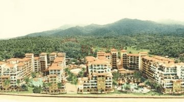 Gambar 1 Apartemen Kondo Hotel Villa Marbella Pantai Anyer View Pantai