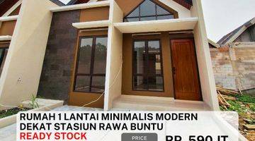 Gambar 1 Rumah 1 lantai siap huni Scandinavian cantik free biaya