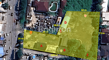 Gambar 1 TANAH LUAS 5200 m² di PUSAT BISNIS KOTA PALEMBANG - DEKAT BCA KCU PALEMBANG - ISTANA GUBERNUR - RS BUNDA - HOTEL EXCELTON - RS SITI KHADIJAH - SUPERINDO DEMANG LEBAR DAUN