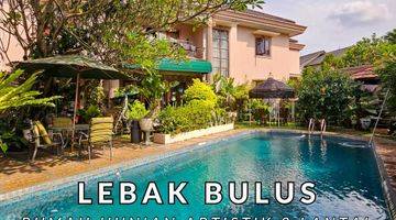 Gambar 1 Dijual Rumah Hunian Artistik area Lebak Bulus Rumah SHM Bagus