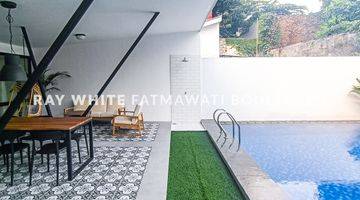 Gambar 2 Rumah Baru Gaya Scandinavian  ,furnished Area Saidi Cipete