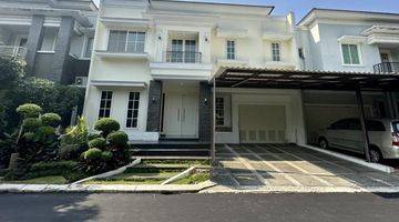 Gambar 1 Rumah Cluster Aquamarine Full Furnish Depan Clubhouse Lebar 12 Phg Gading Serpong