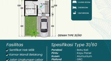 Gambar 2 Rumah subsidi konsep modern, 