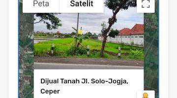 Gambar 2 Dijual Tanah Pinggir Jalan Raya Solo Semarang, Ceper Klaten