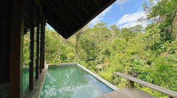 Gambar 1 Villa Modern Minimalis Konsep Natural View Lembah Sungai Di Ubud