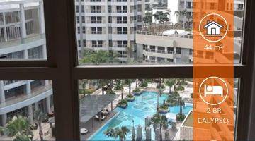 Gambar 1 Apartemen Taman Anggrek Residences 2BR Semi Furnished. View Swimming pool 