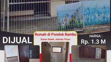 Gambar 2 Rumah Minimalis 1 Lantai Pondok Bambu, Duren Sawit, Jakarta Timur Hanya 1.3 Miliar 