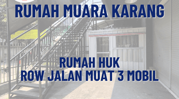 Gambar 1 Rumah Lebar Huk Muara Karang Hitung Tanah