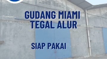 Gambar 1 Gudang Siap Pakai di Pergudangan Miami, Jakarta Barat