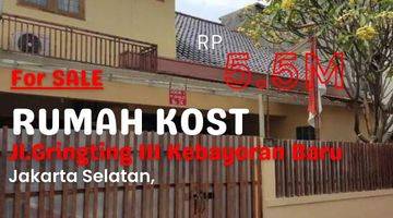 Gambar 1 Jual Rumah Kost 2 Lantai 13 Kamar Jakarta Selatan Aa 00026