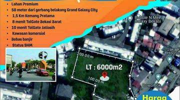 Gambar 1 Dijual Tanah di Jl Raya Pekayon,samping Grand Galaxy 