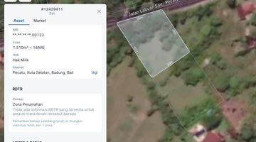 Gambar 1 Sea View Commercial Land Labuan Sait Main Road, Bali