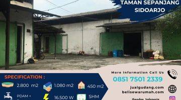 Gambar 1 Dijual Rumah + Gudang SHM , Taman Sepanjang Sidoarjo The Edge