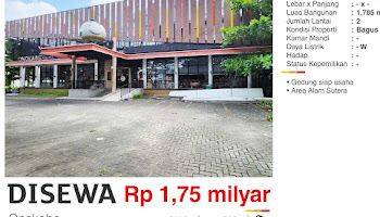 Gambar 1 Di Sewa Gedung Ex Restaurant 2 Lantai Siap Usaha Bagus Dan Strategis Lokasinya Di Alam Sutera Pusat Makanan 