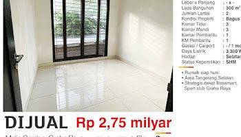 Gambar 4 Dijual Rumah 2 Lantai Melia Garden Graha Raya Tangerang Selatan Bagus Siap Huni 