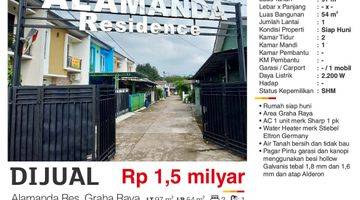 Gambar 1 Dijual Rumah Alamanda Residence Graha raya Tangerang Bagus Siap Huni Murah Bagus