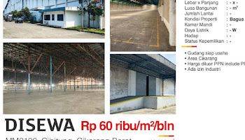 Gambar 2 Di Sewa Gudang 2000 M2 Sd 10000 M2 di Kawasan Mm 2100 Cibitung Cikarang Barat Bekasi Jawa Barat Bagus Siap Pakai Ready 2 Bulan 