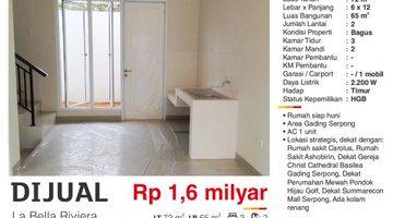 Gambar 4 Dijual Murah Rumah 2 Lantai La Bella Riviera Gading Serpong Tangerang Bagus Siap Huni Strategis 