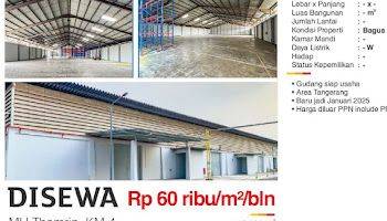 Gambar 2 Disewa Gudang Complex Semi Modern Cikokol 1000 M2 Sd 10,000m2 Cikokol Tangerang Kota Dekat Pintu Tol Serpong Readi Januari 2025