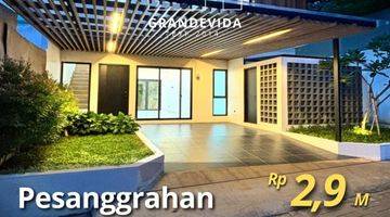 Gambar 1 Rumah Modern Tropis Jual Cepat di Pesanggrahan Jakarta Selatan 