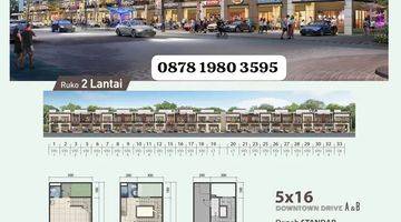 Gambar 2 Disewakan Ruko Downtown Drive 2 Lantai 5x16 Gading Serpong